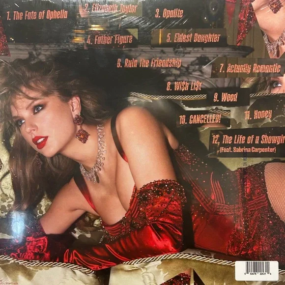 Life of a Showgirl; Tiny Bubbles in Champagne Sealed Vinyl - Picture 4 of 7